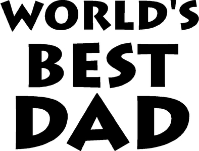 World's Best Dad<br />(BLACK)