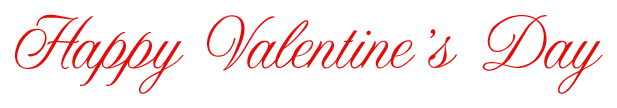 Happy Valentine's Day<br /><span style='color:#a00;font-weight:900;'>red only</span>